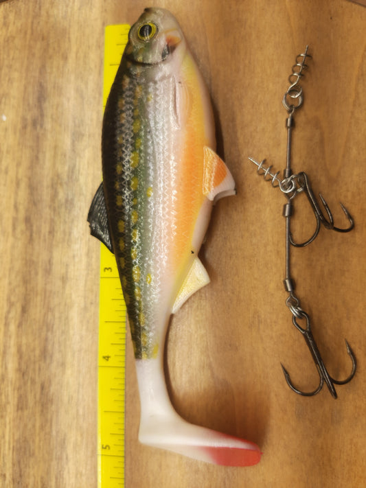 5 1/2" Big Swimbaits w/2 hook harness