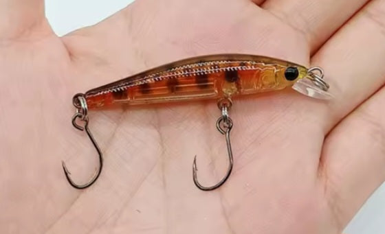 2-Single Hooked Minnow. Floating