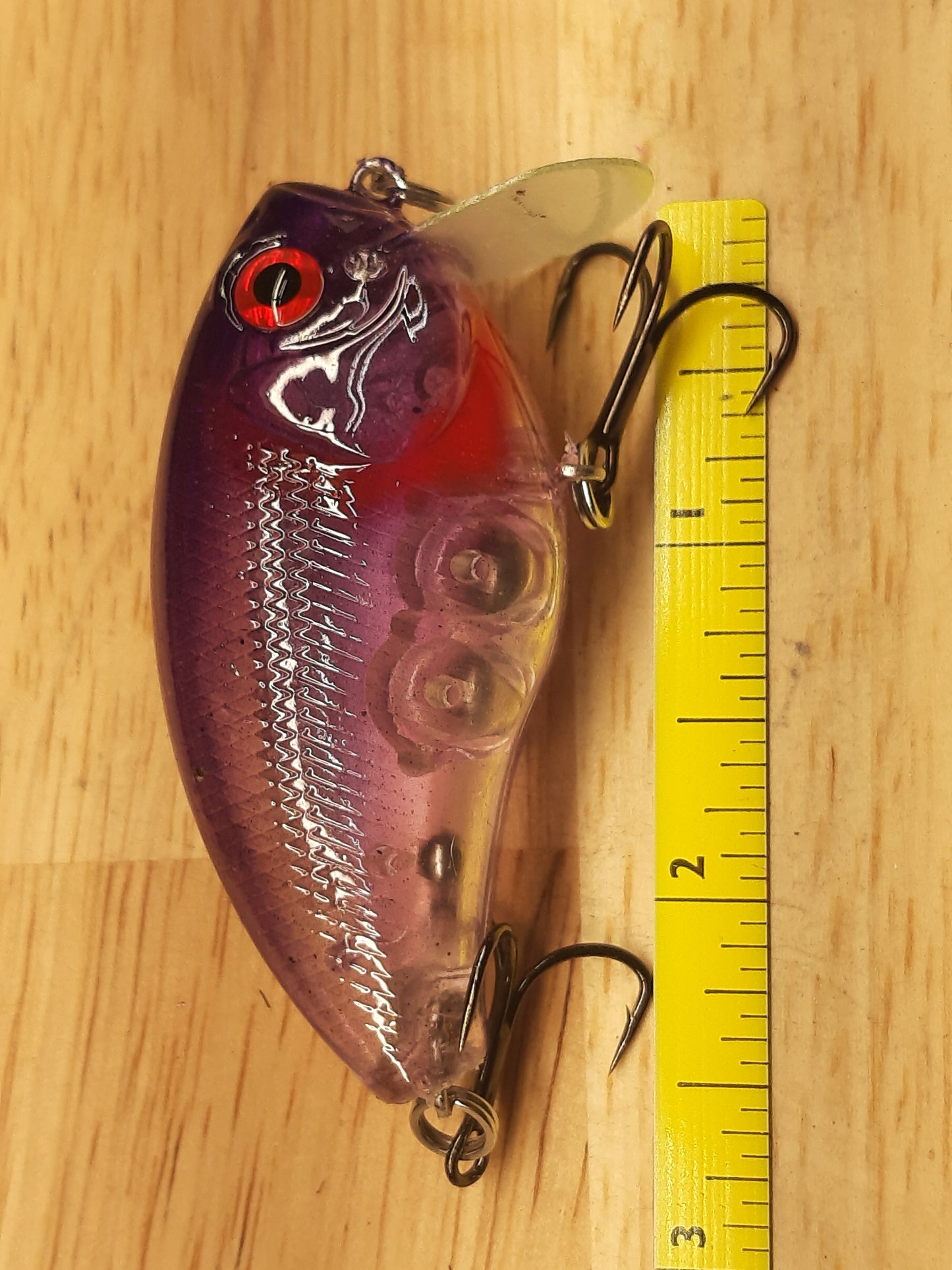 1C DFK Custom Simply Wakebaits 2 1/2" compare to Daibuzzin' Heavy Hitter, at $28.99