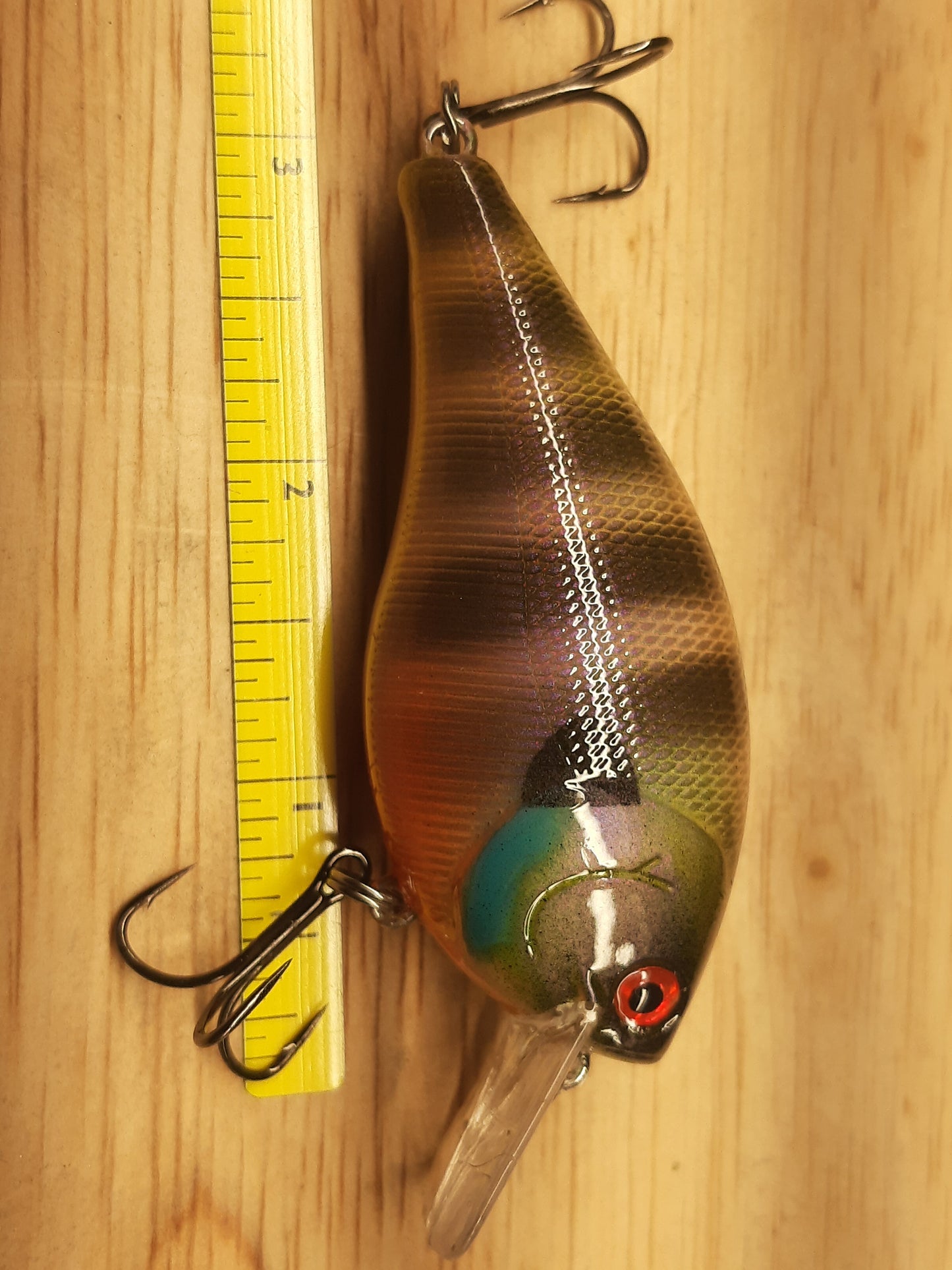 1W DFK CUSTOM Square Bills 1.5,  2 3/4 "/ 3" total length